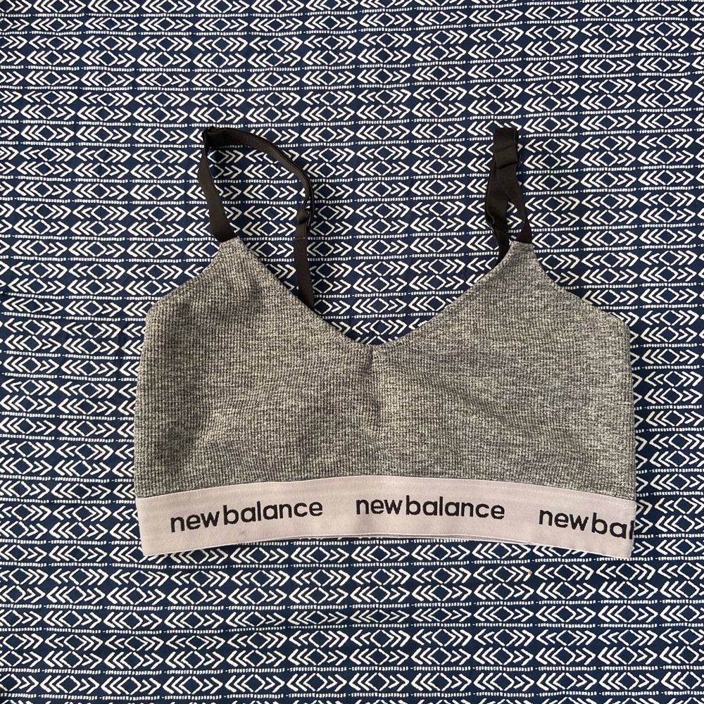 grey sport bra